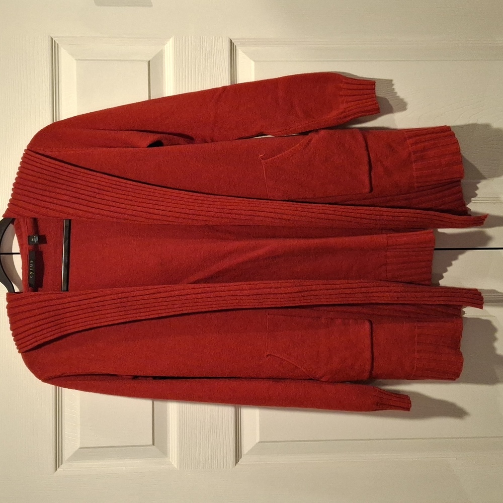 Cyrus Orange Cardigan